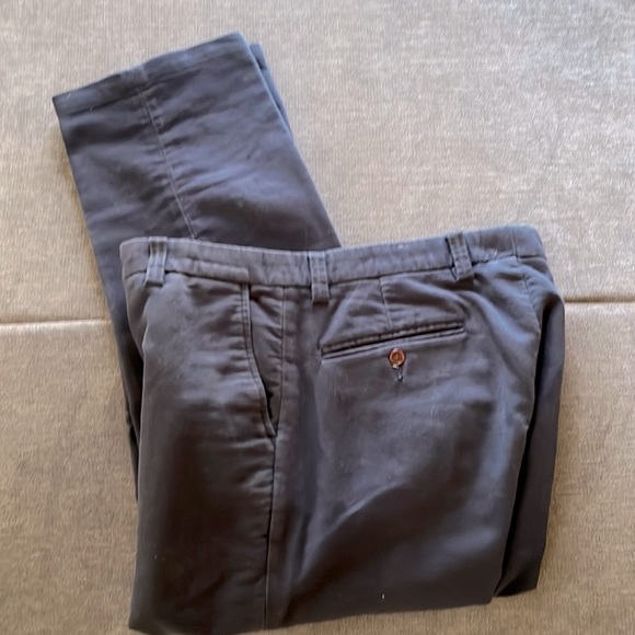 Orvis Pants Orvis Navy Italian Moleskin Dress Pants Poshmark
